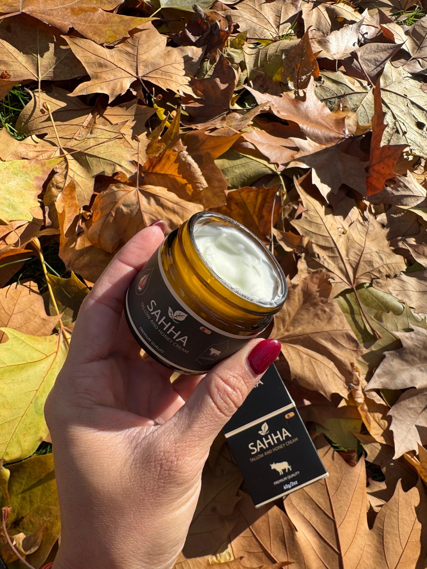 Crema Hidratante de Sebo y Miel SAHHA — Nutrición Profunda y Confort Diario para Tu Piel