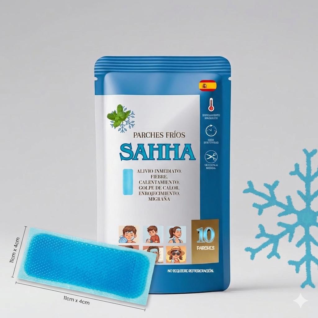 Parches de Fiebre SAHHA — Alivio Rápido Para Toda la Familia desde Bebés +6m