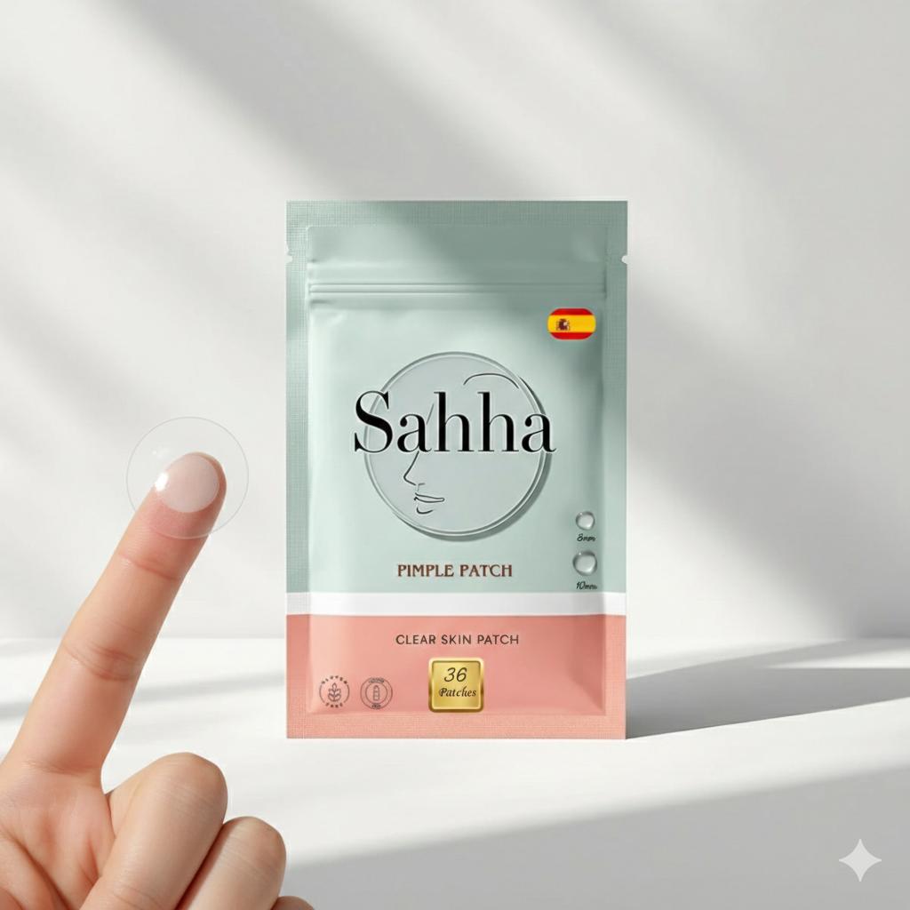 Parches para Granos SAHHA — Hidrocoloide Invisible Día y Noche
