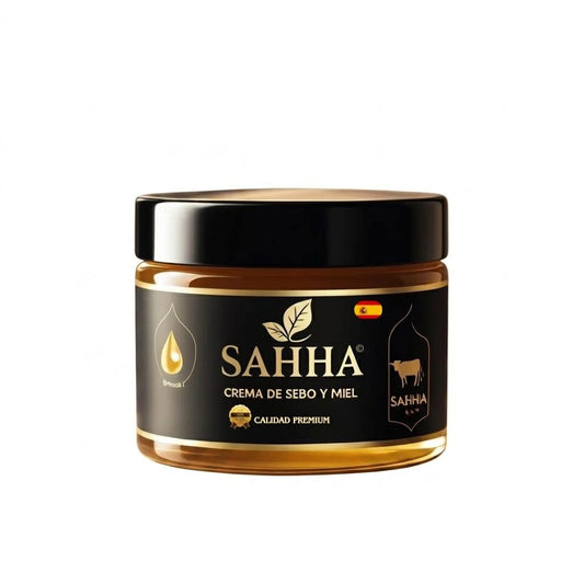 Crema Hidratante de Sebo y Miel SAHHA — Nutrición Profunda y Confort Diario para Tu Piel
