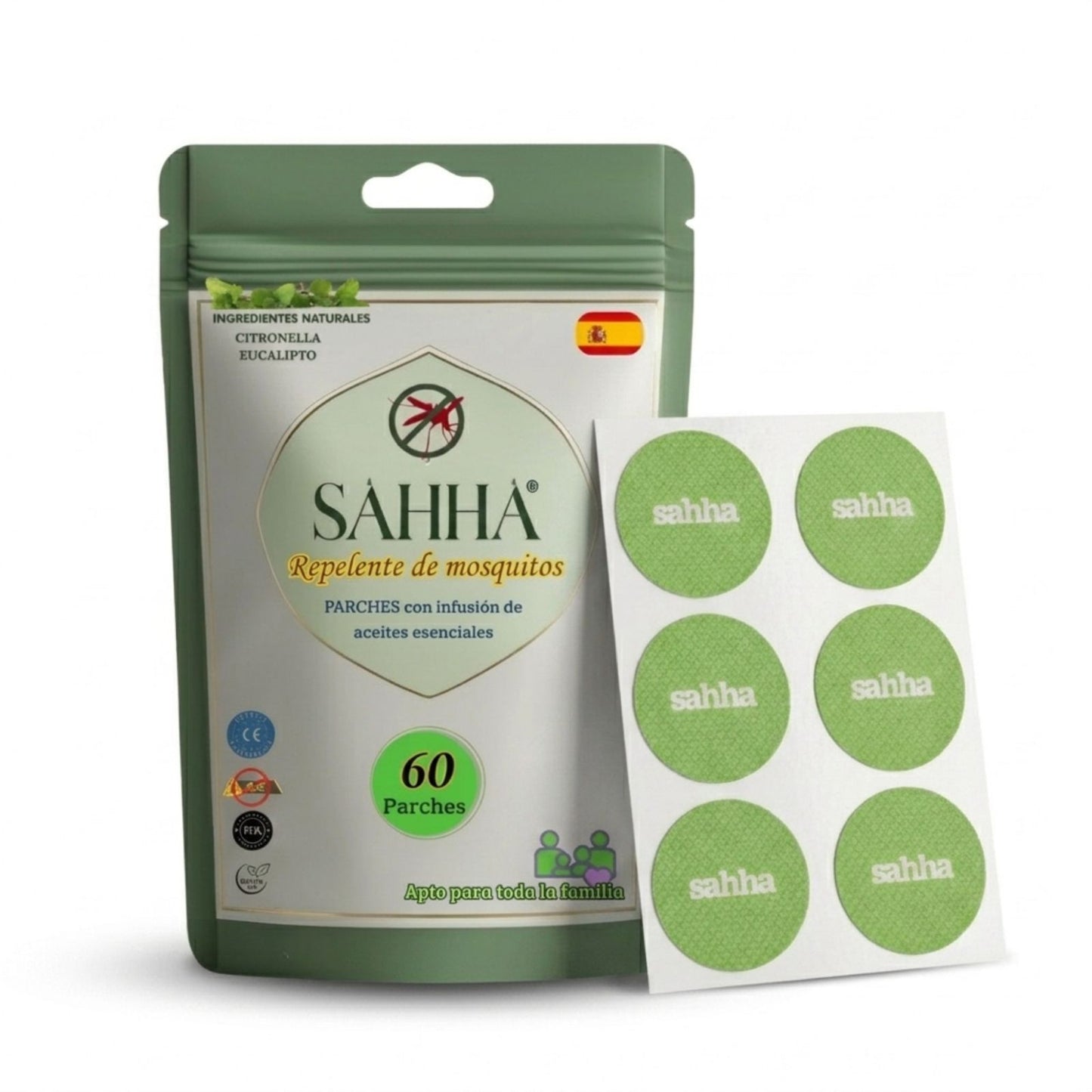 Parche Repelente de Mosquitos SAHHA
