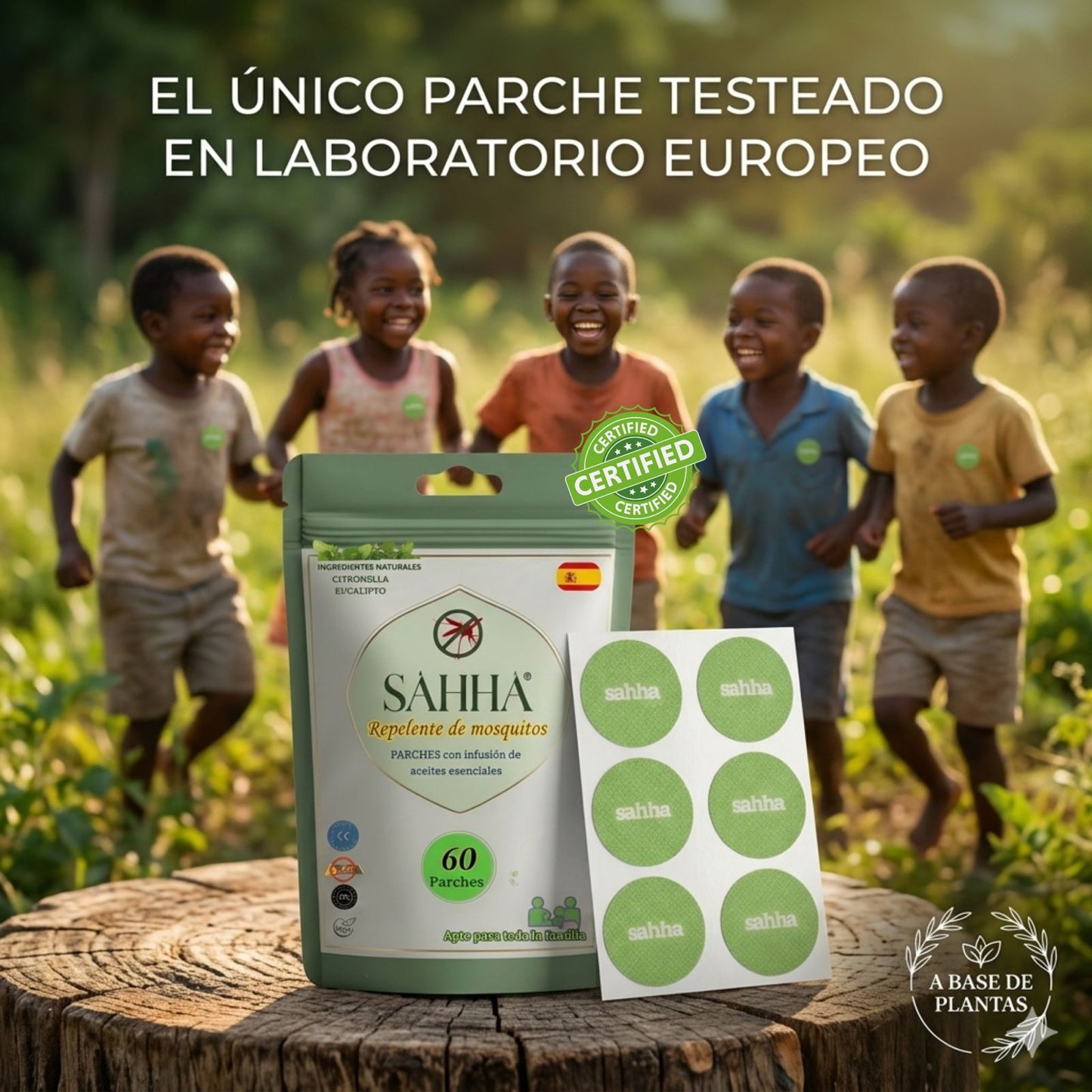 Parche Repelente de Mosquitos SAHHA