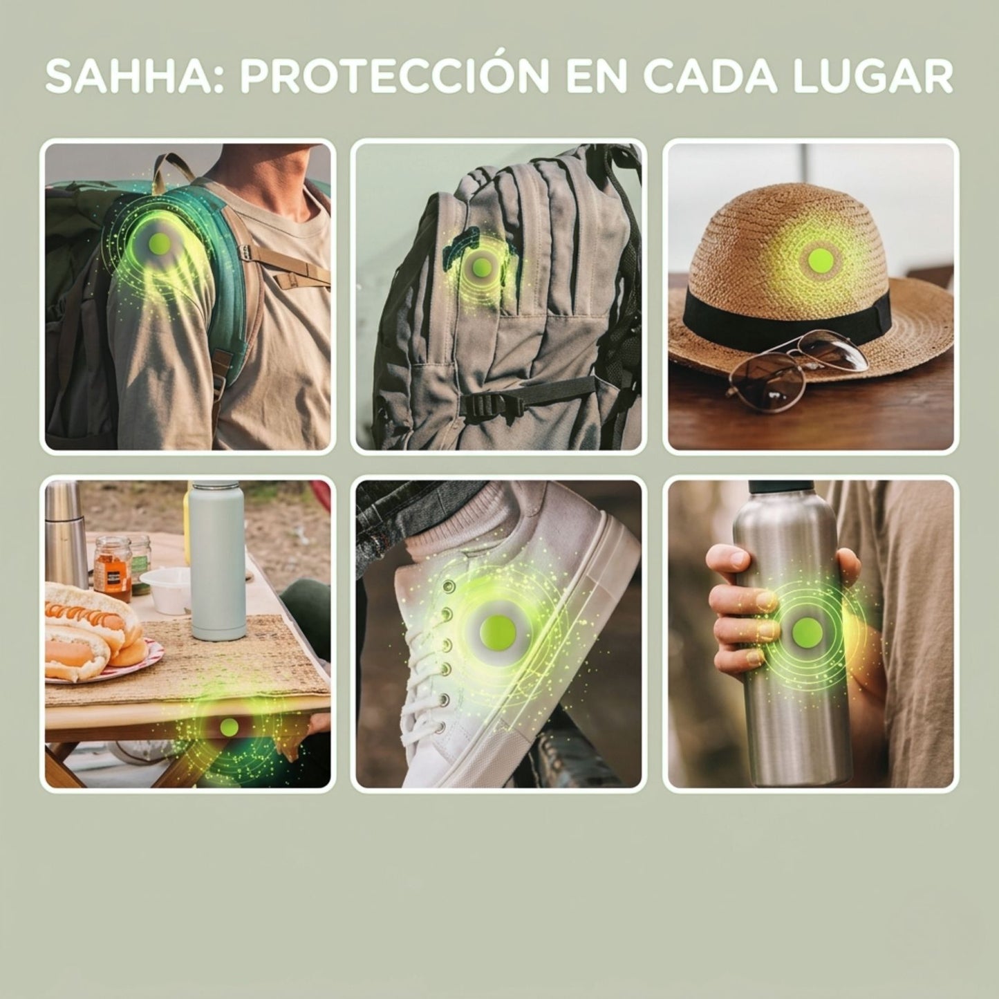 Parche Repelente de Mosquitos SAHHA