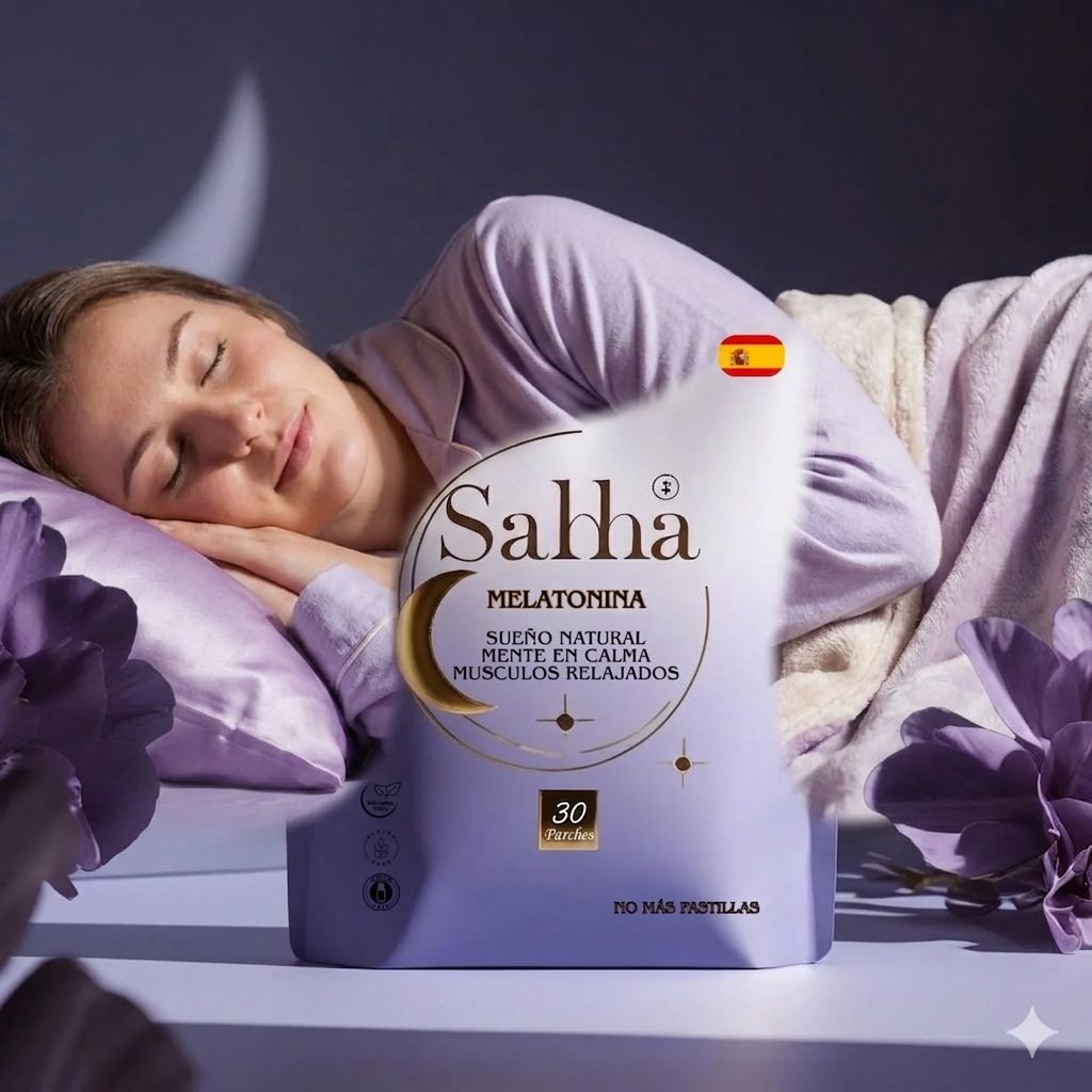 Parche de Melatonina SAHHA — Sueño Natural Toda la Noche