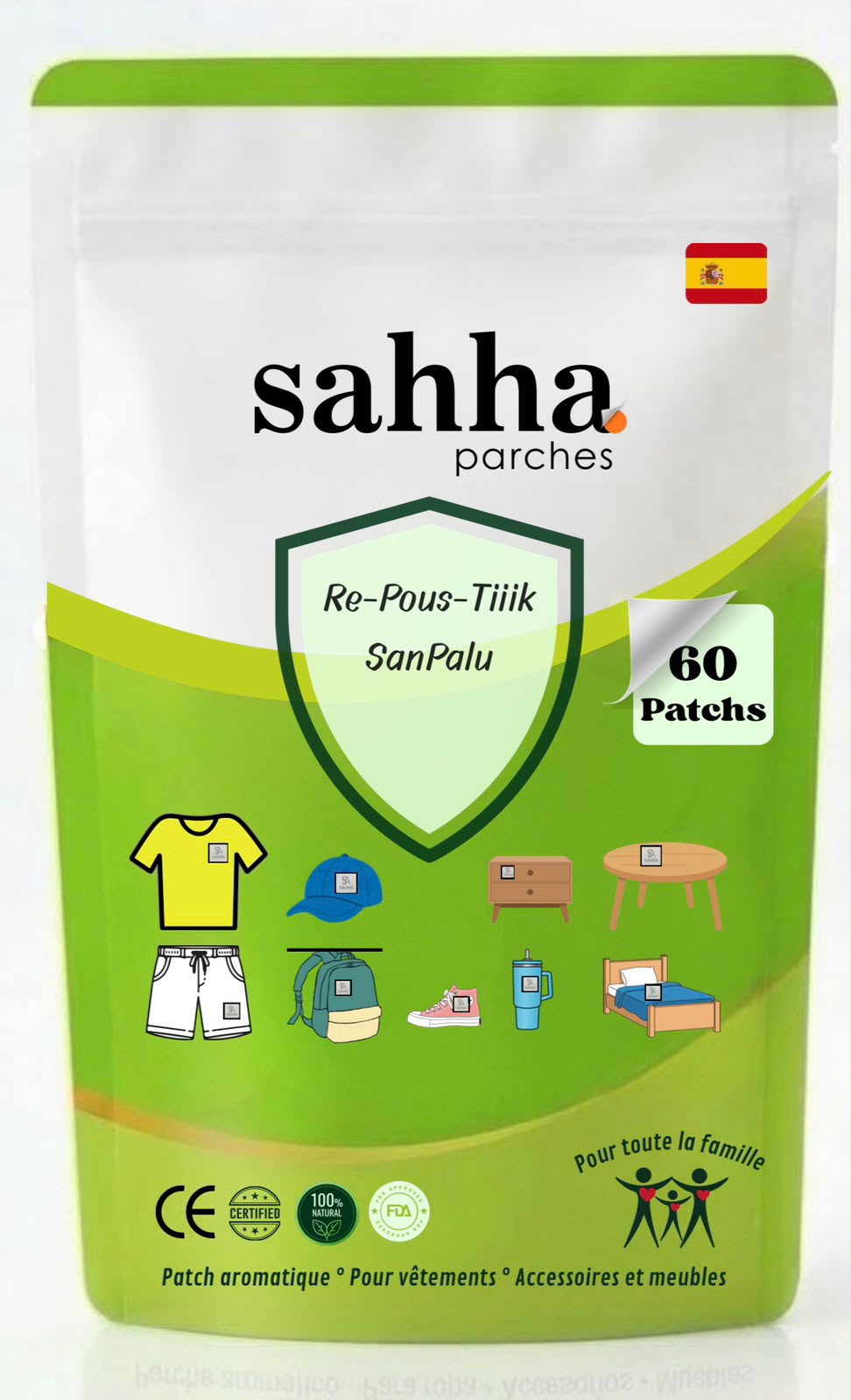 Parche Repelente de Mosquitos SAHHA