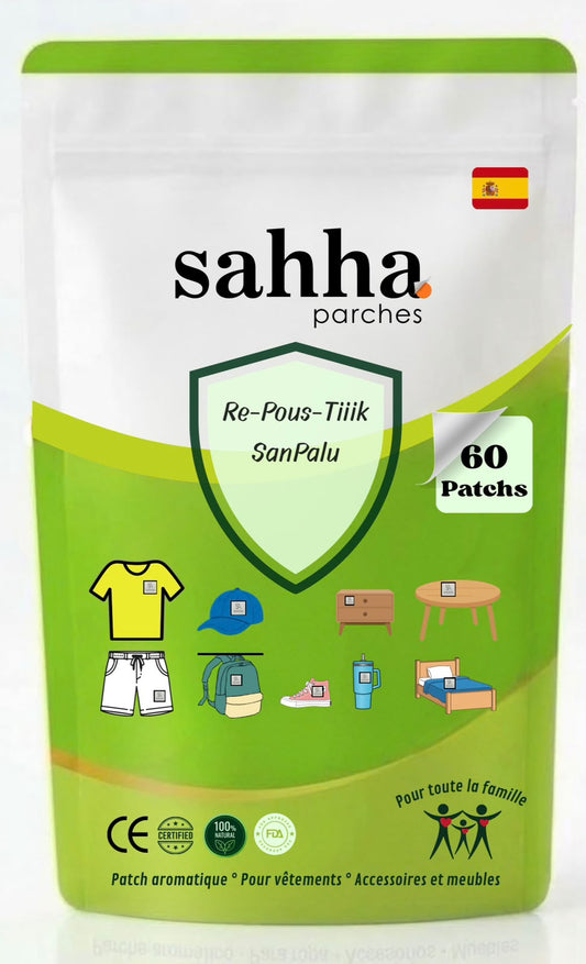 Patch anti-moustiques SAHHA — Le seul au monde validé par TECNALIA